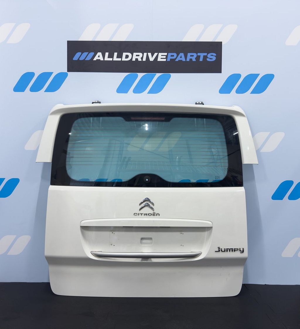 Achterklep Citroen Jumpy met ruit wit 1400489177