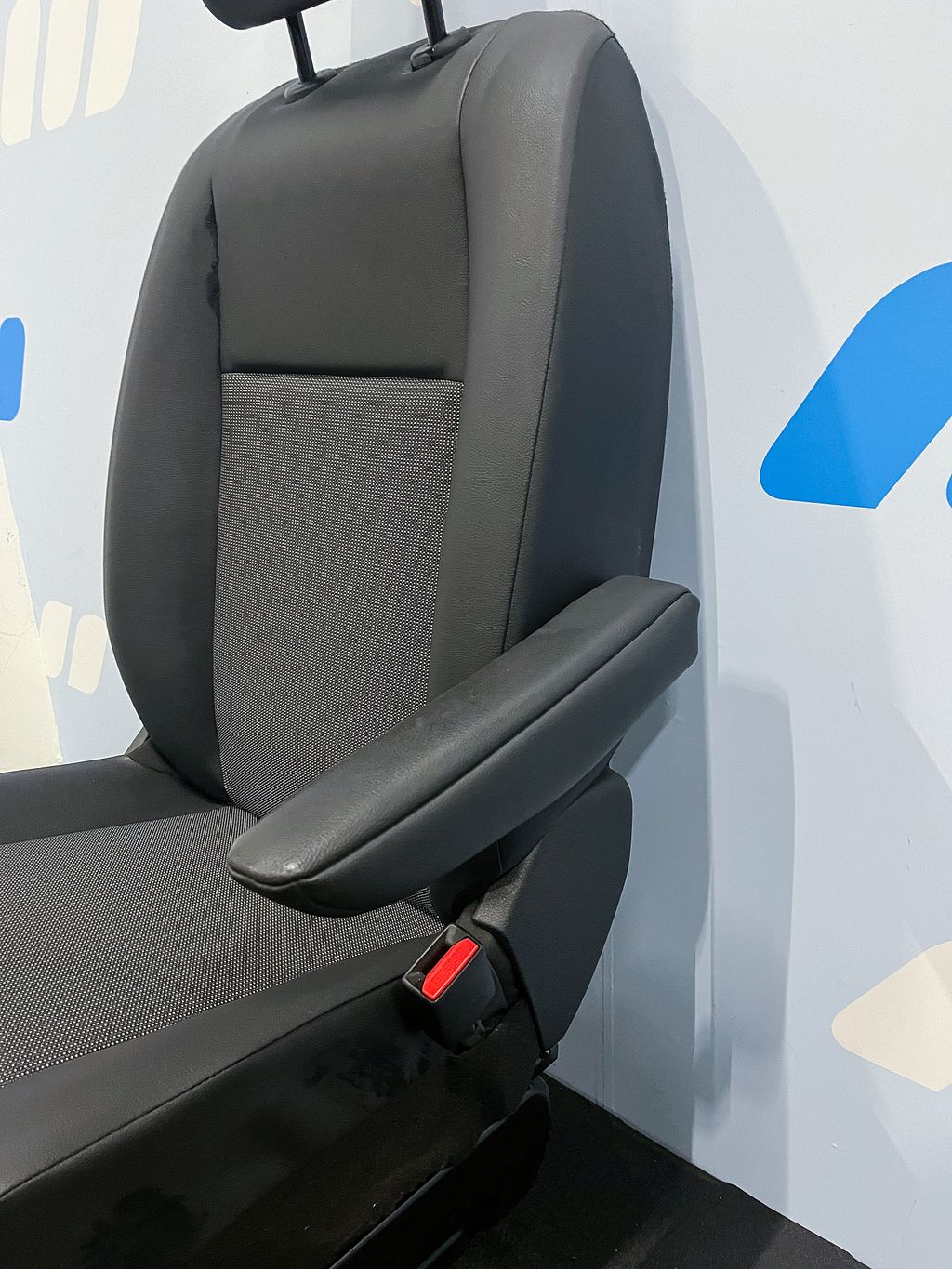 Bijrijdersstoel half leder Peugeot Expert Opel Vivaro