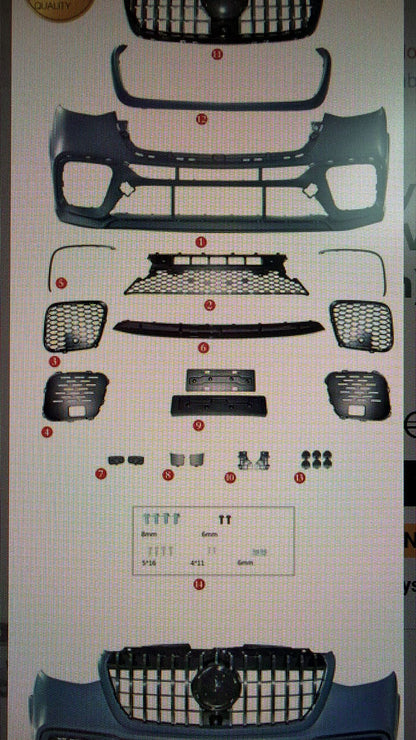 Mercedes Sprinter W907 Sport look voorbumper