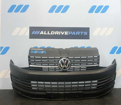 VW T6 komplett Frontpaket Weiß Motorhaube Stoßstange Scheinwerfer