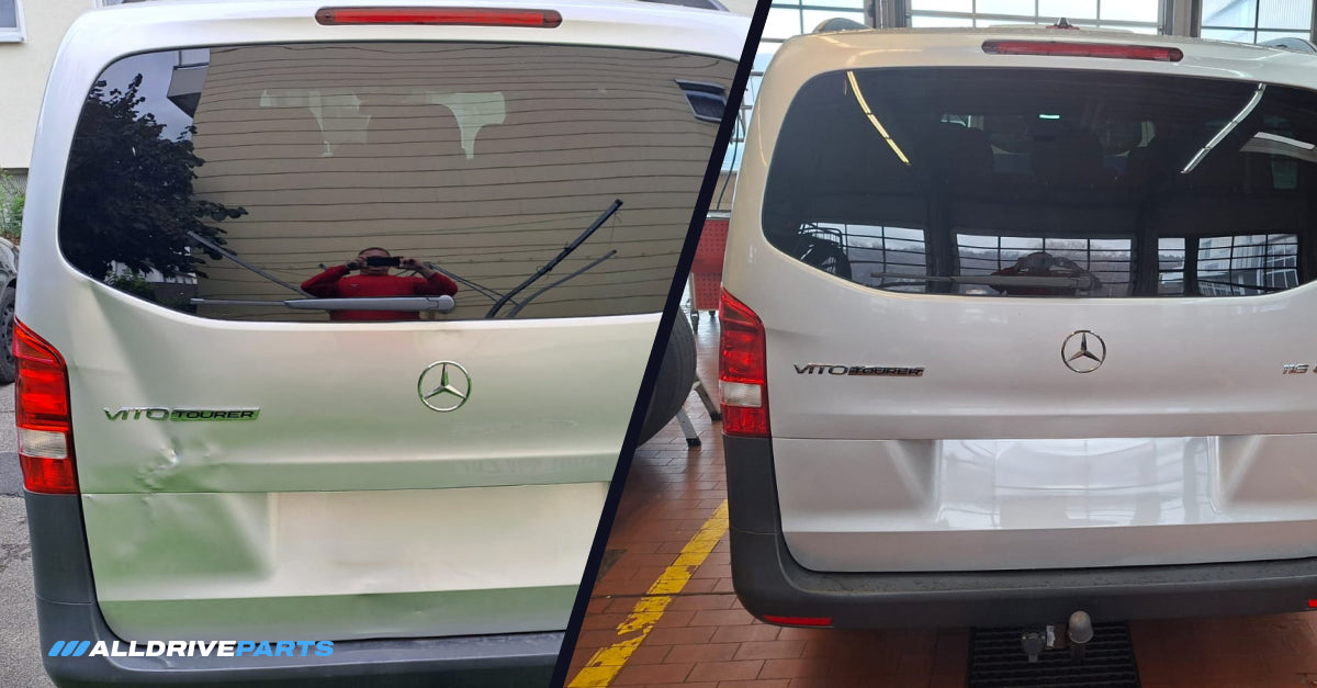 Avant et après la photo de pièces de AllDriveParts, exemple 5