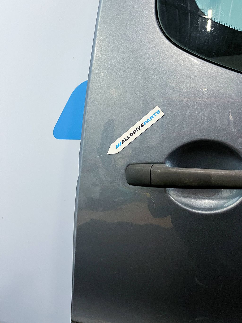 Citroen Berlingo Schuifdeur links EZWD grijs met ruit 9006L9