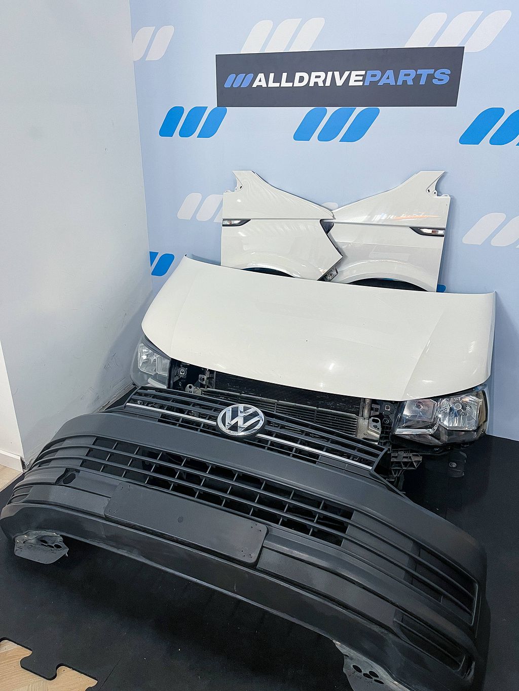 Complete voorkop VW Volkswagen Transporter T6 wit LB9A front