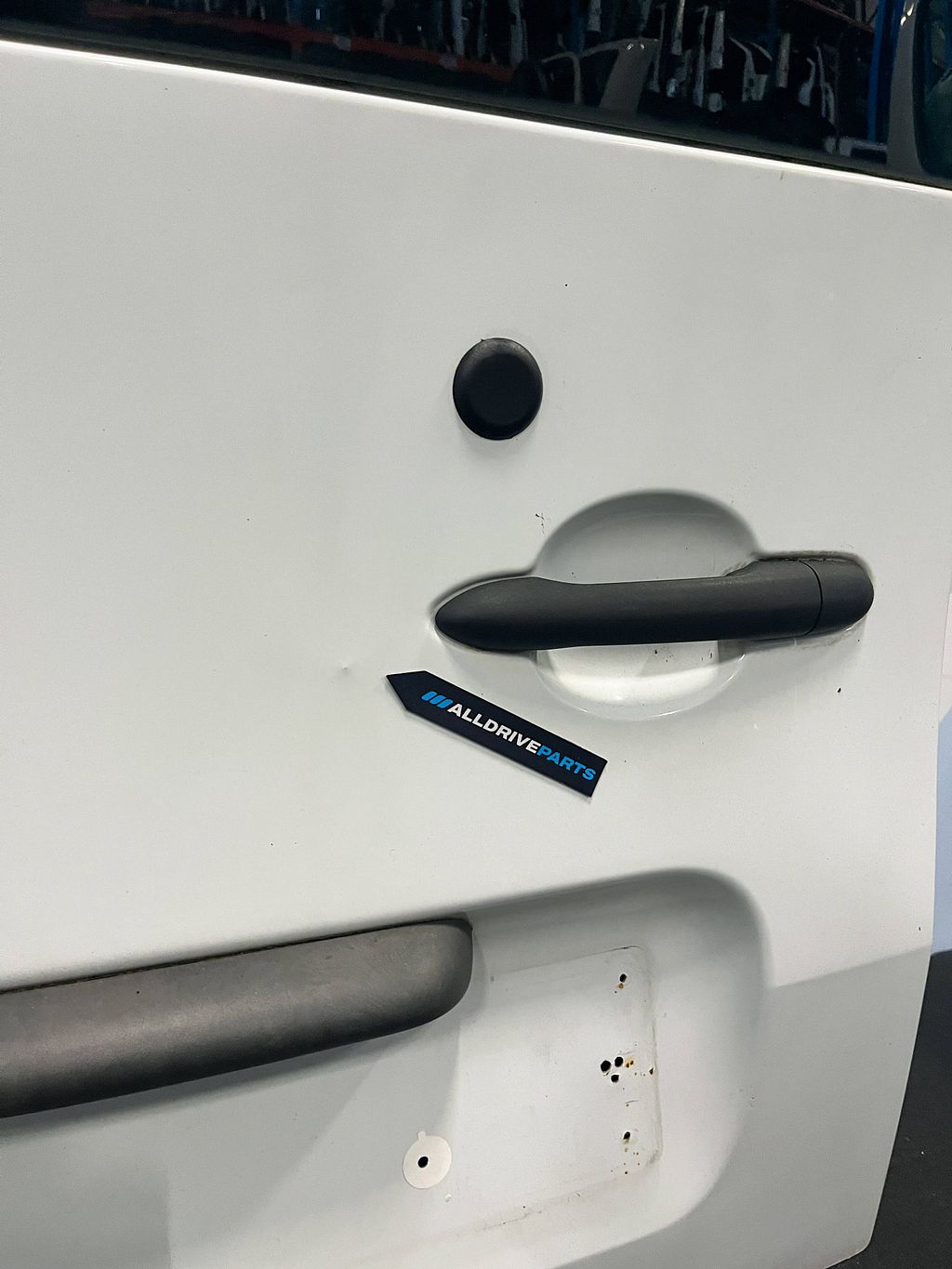 Achterdeur links achter Renault Kangoo wit 751478138