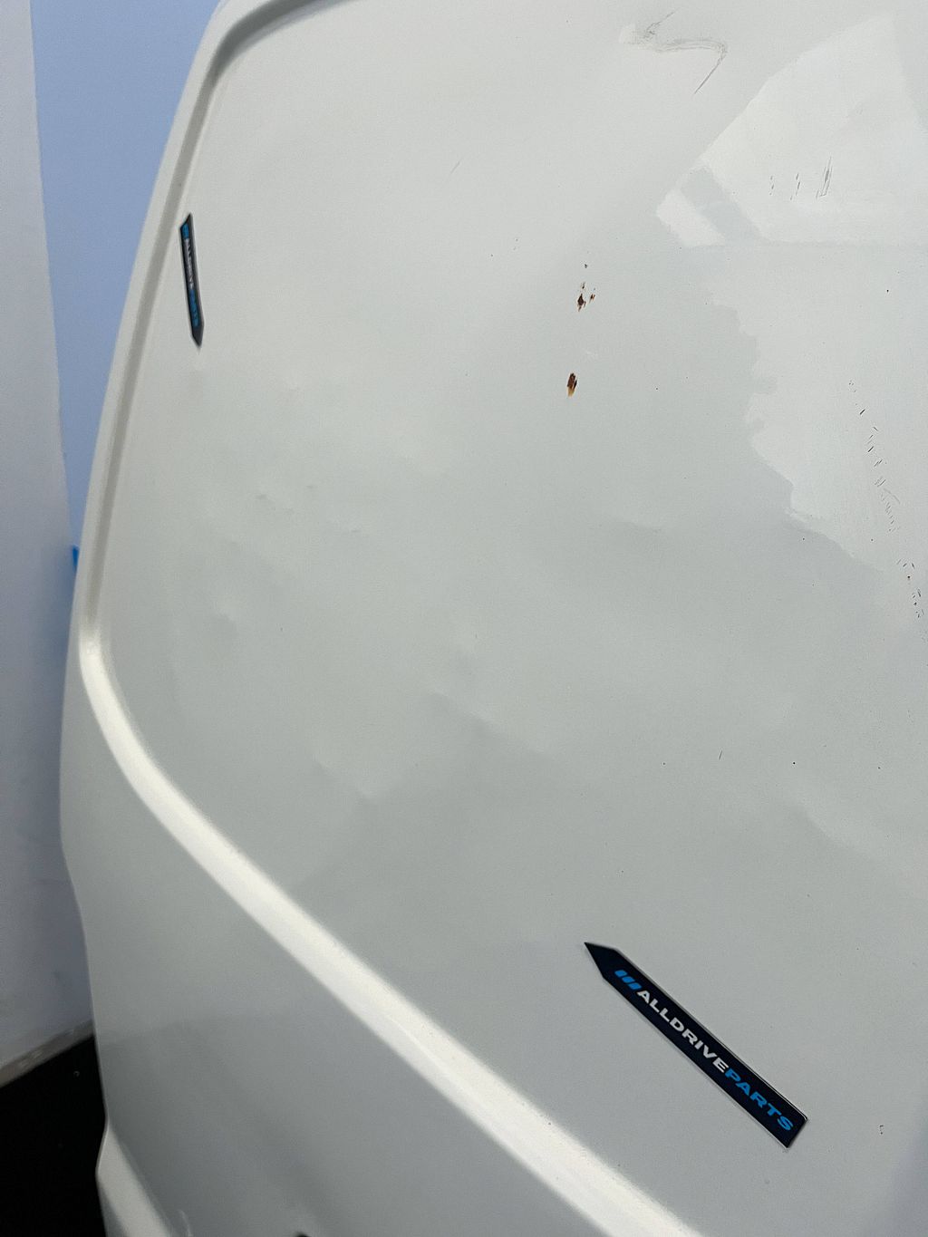 Achterklep VW Volkswagen T5 wit R902 dicht 7E0827025F