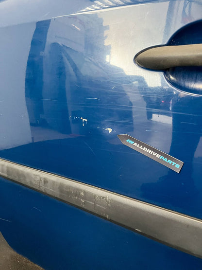 Schuifdeur rechts Renault Kangoo blauw met ruit 821003122R