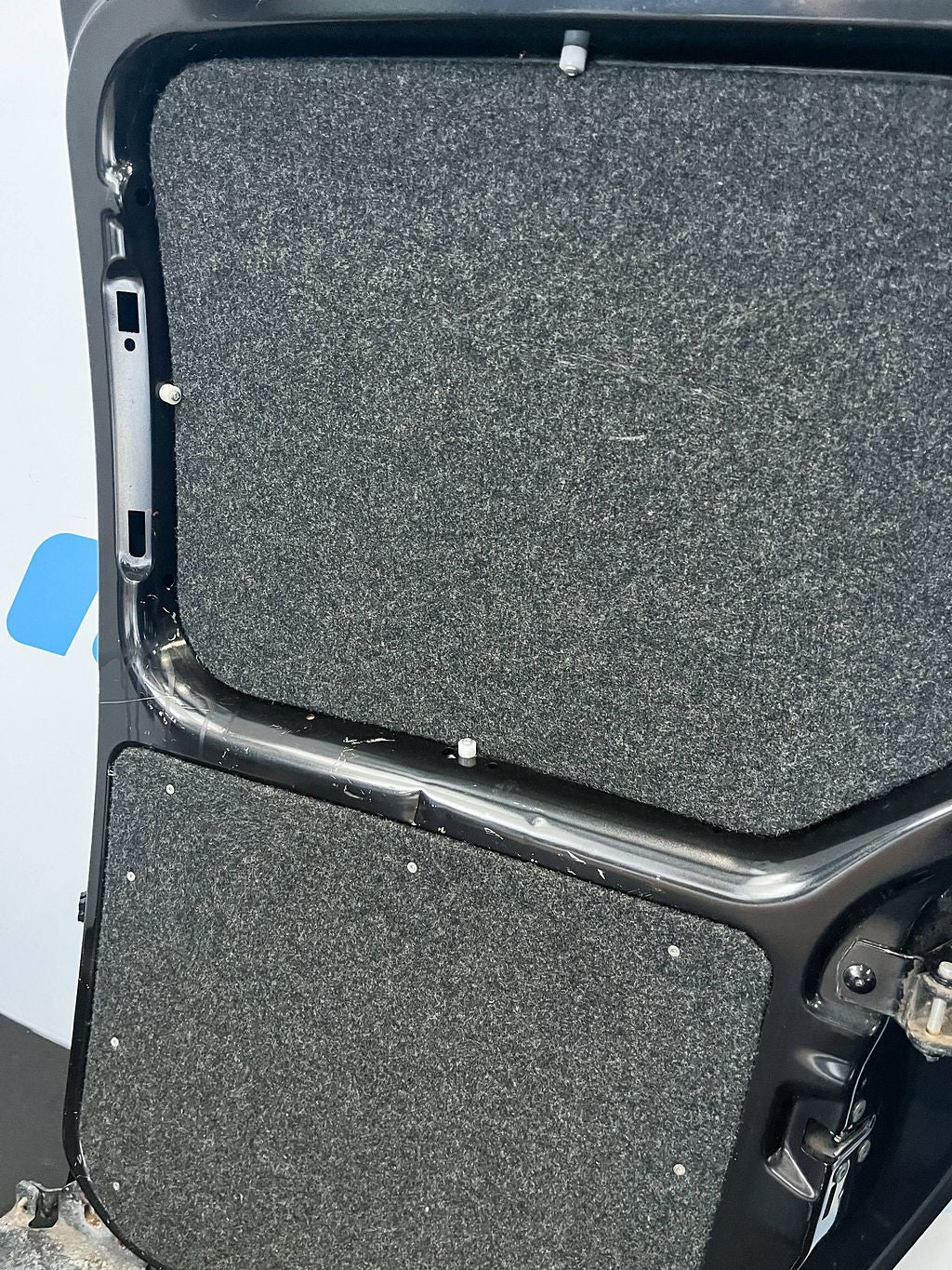 Schuifdeur rechts Renault Kangoo zwart dicht 7751478147