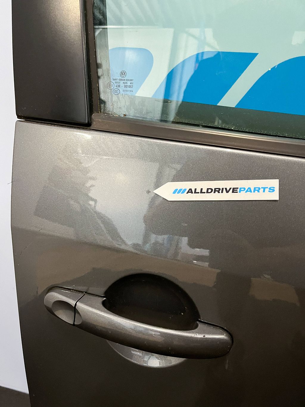 Voorportier rechts Volkswagen Caddy LH7W grijs 2K0831056B
