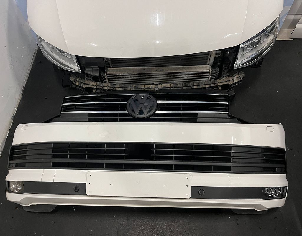 Complete voorkop VW Volkswagen Transporter T6 wit led en ACC