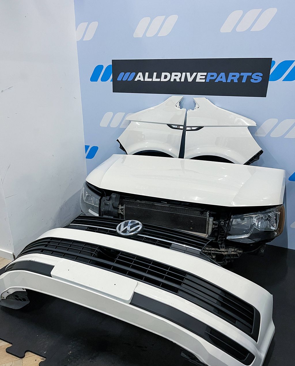 Complete voorkop VW Volkswagen Transporter T6 wit LB9A ACC