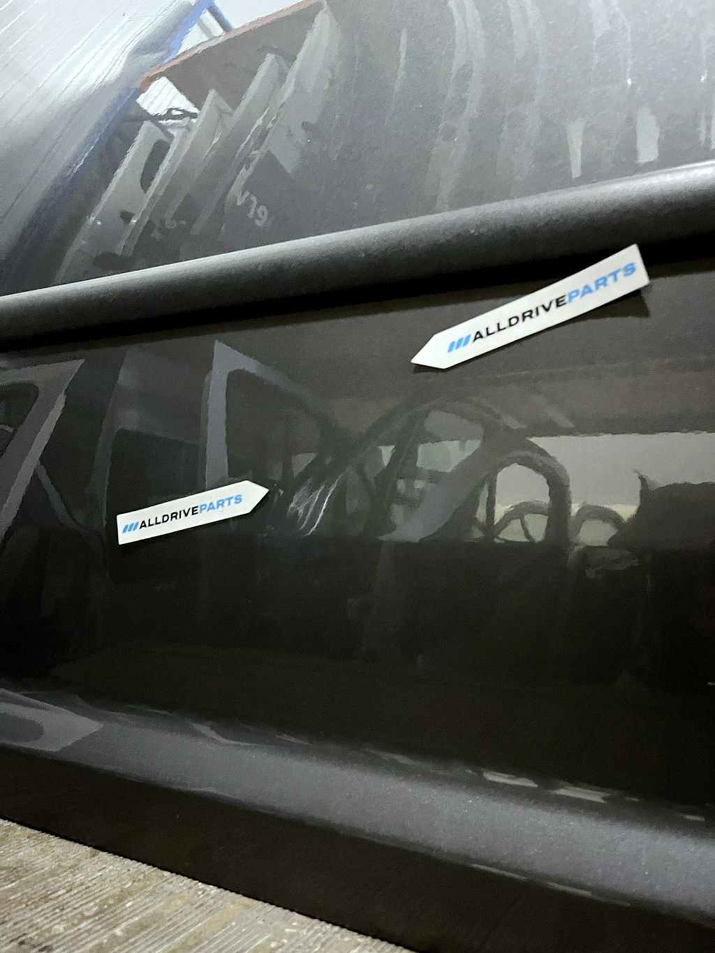 Schuifdeur rechts VW Caddy grijs LH7W 2K5843108B