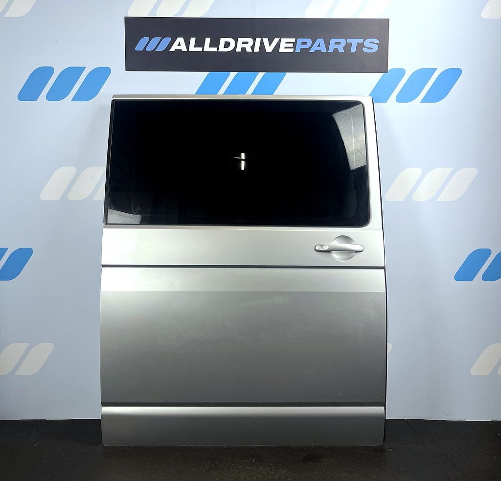 Schuifdeur rechts met ruit VW T6 zilvergrijs LA7W 7LA843108E