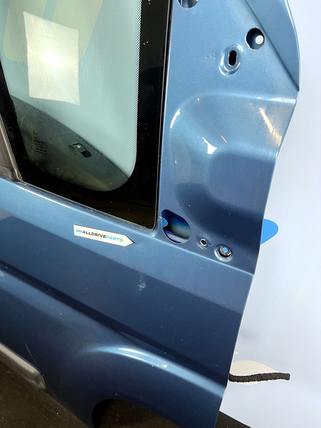Voorportier rechts Peugeot Boxer blauw KNF 9004Y1