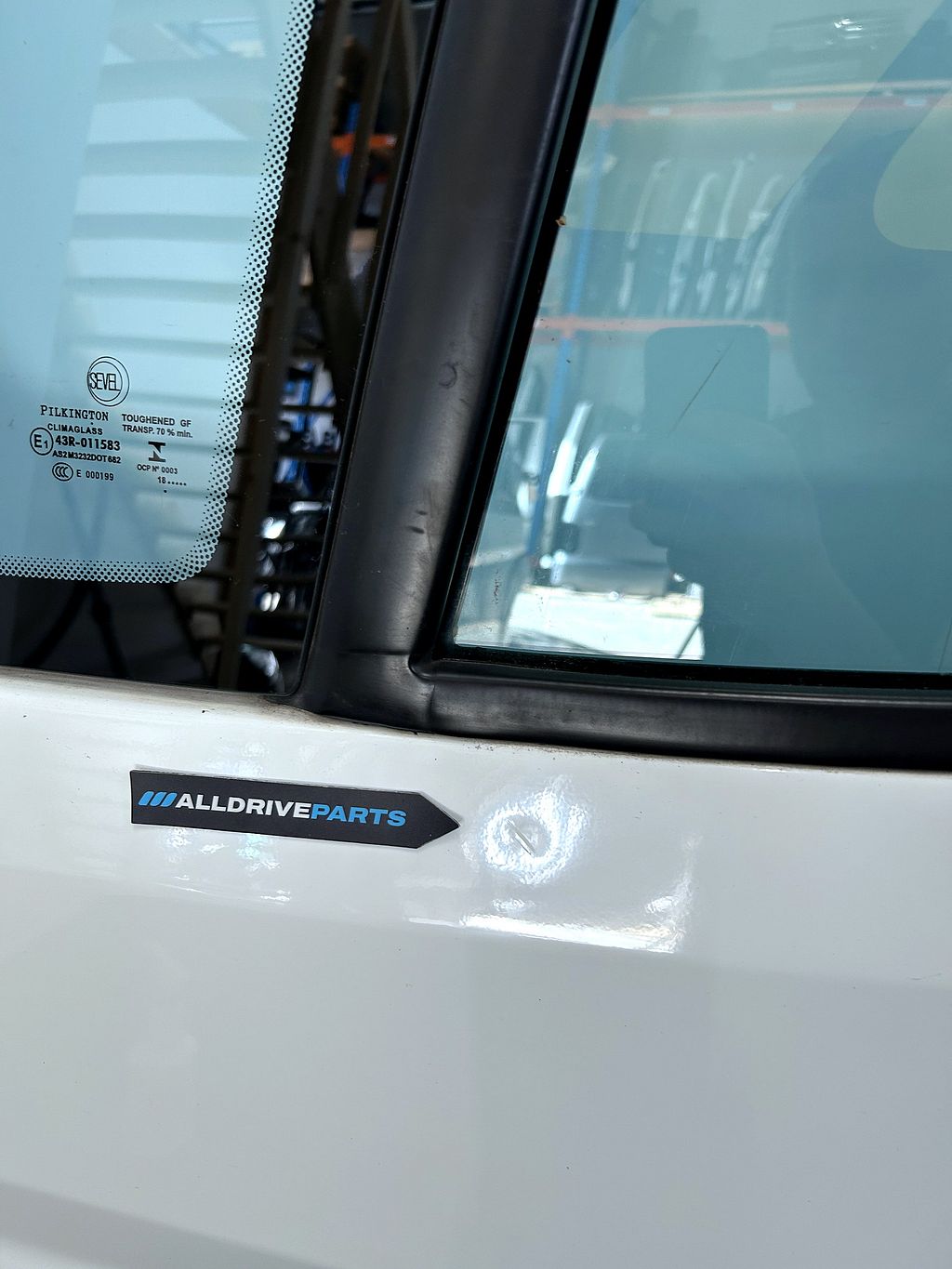 Peugeot Boxer voorportier links wit 9002EJ 2006-2025