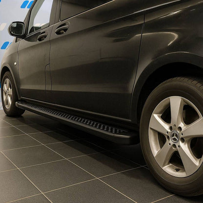Mercedes Vito W447 Treeplanken Sidesteps Mat Zwart Anti-Slip