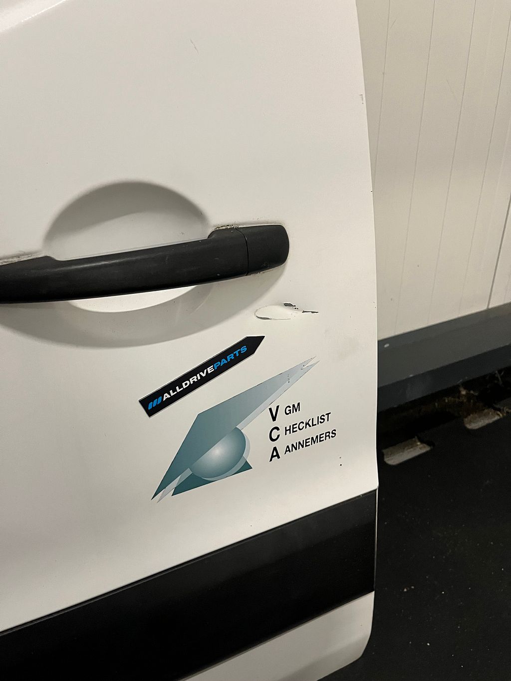 Peugeot Partner Schuifdeur rechts wit dicht 9008S2