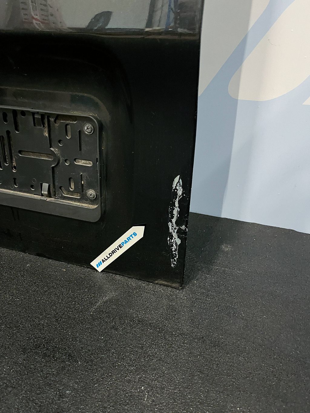 Renault Trafic Achterdeur links zwart met ruit 7751472223