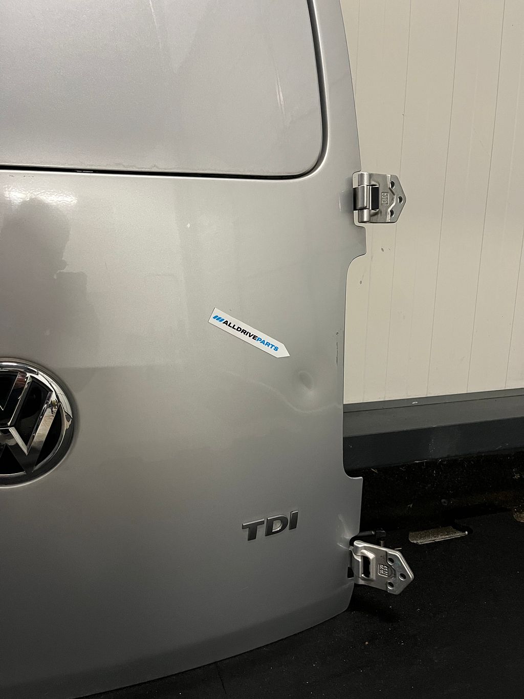 VW Caddy IV set achterdeuren links en rechts LA7W grijs