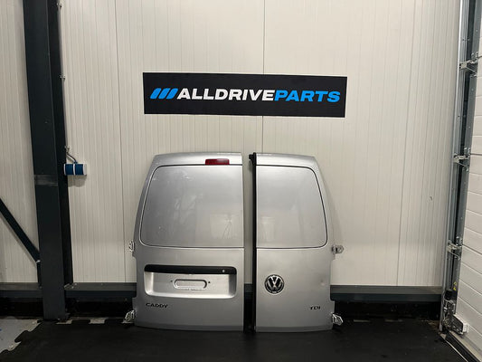 VW Caddy IV set achterdeuren links en rechts LA7W grijs