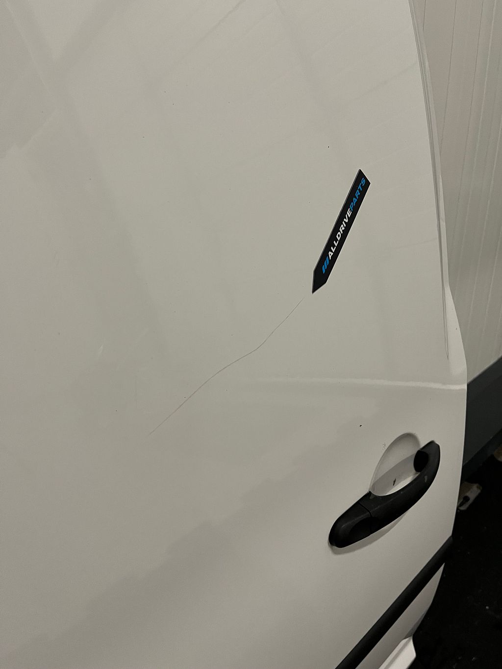 VW Volkswagen Caddy Schuifdeur rechts wit LB9A 2K5843108B